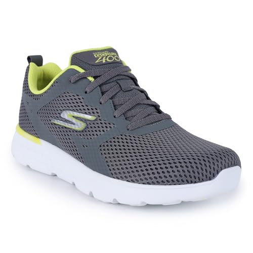 Skechers Men's GO Run 400 - Grey - Image 4