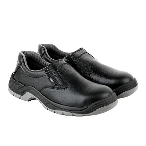 Liberty Warrior 3003-123 Slip On Safety Shoes Men Steel Toe Black Brown - Image 2