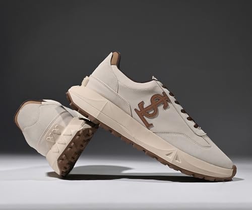 LOUIS STITCH Beige Sneaker for Men - Image 5