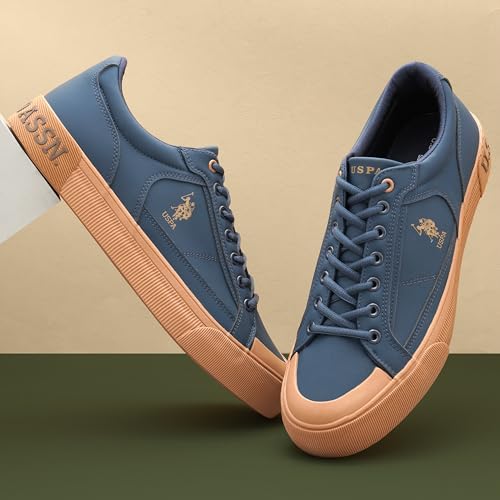 U.S. POLO ASSN. Ruben 2.0 Grey Casual Sneaker Shoes for Men - Image 3