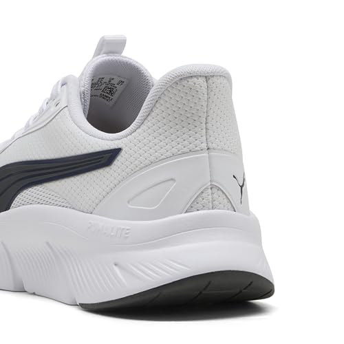 Puma FlexFocus Lite Modern Running Shoe White-Dusky Gray-Navy 8UK - Image 3
