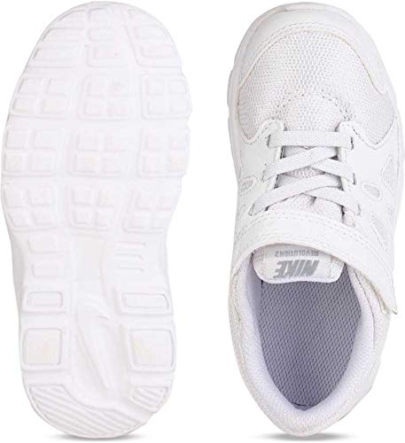 Nike Kids Revolution 2 Running Shoes White/Wolf Grey - Image 5