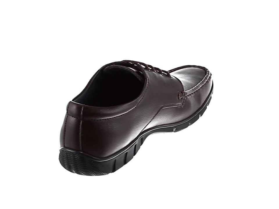 Bata Men Formal Derby Shoes - Brown - Image 4
