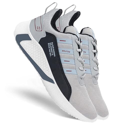 BRUTON Running Shoes for Men - Combo Pack (Blue, Grey) - Image 4