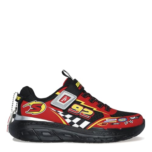 Skechers Skech Tracks Baby Boys Black Red Sneakers - Image 4