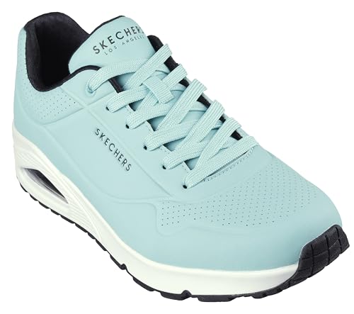 Skechers Men's UNO - Turquoise Black Sneakers - Image 2