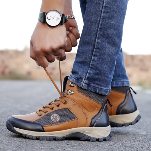Bacca Bucci Men Lace Up Hiking Boot - Image 5