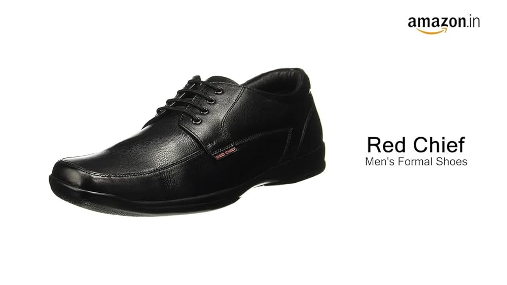 Red Chief Genuine Leather Derby Shoes for Men - Image 3