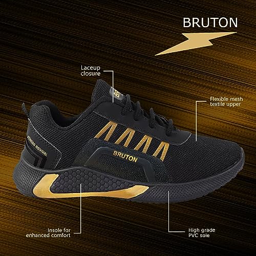 BRUTON Men's Casual Shoes - Black - Image 5