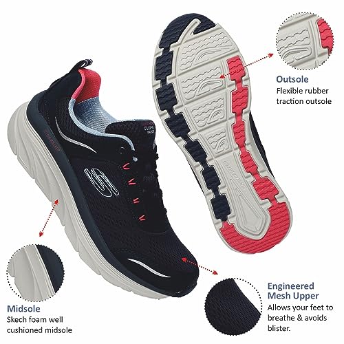 Skechers Women's Lace Up Walking Shoes - Image 5