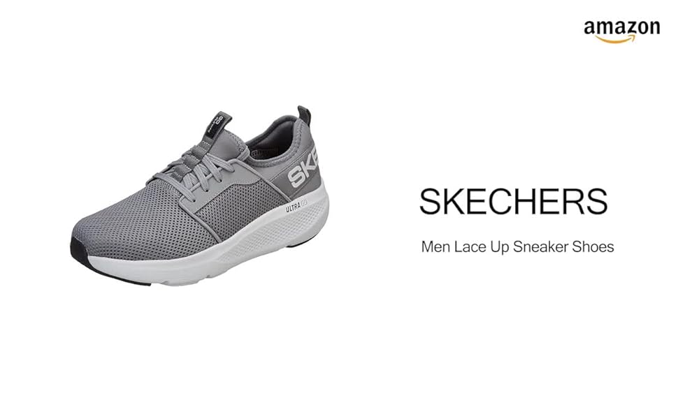 Skechers Men Lace Up Sneaker Shoes - Image 3