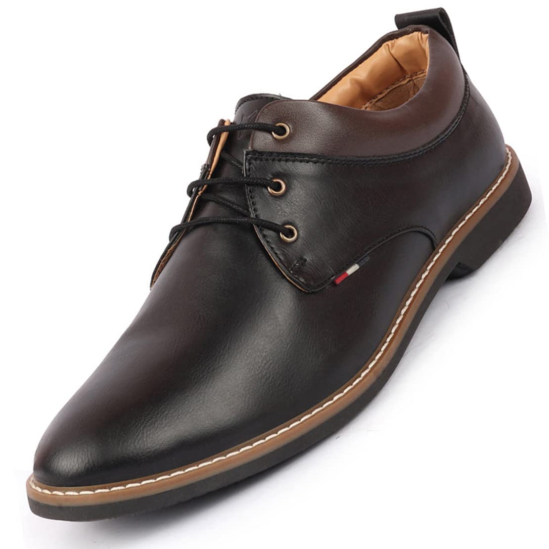 FAUSTO Men's Formal Lace Up Oxford Shoes