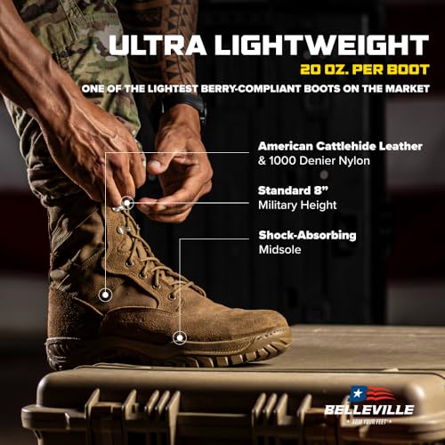 Belleville One Xero C320 Industrial Boot Coyote Brown - Image 5