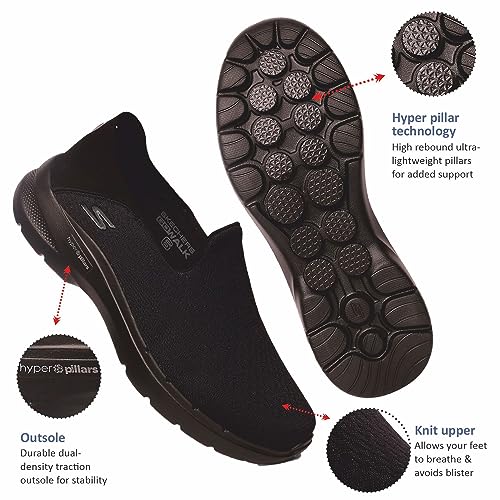 Skechers Men Go Walk 6 Lace Up Shoe - Image 5