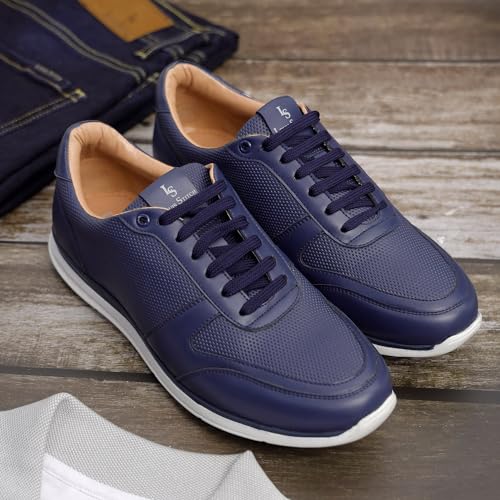 LOUIS STITCH Play Men's Brazillian Blue Fashion Sneakers - Image 4