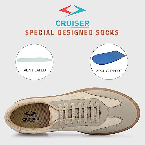 Cruiser Mens Sneaker - Lace-Up Casual - Image 5