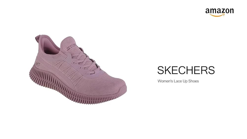 Skechers Women's Bobs Geo Lace Up Shoe - Image 3