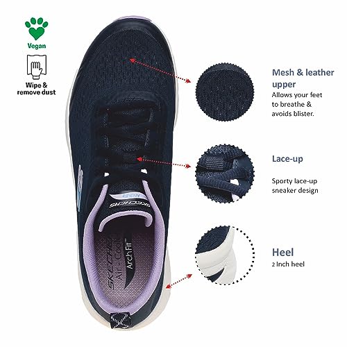 Skechers Women Arch Fit D'Lux Cozy Path Shoe - Image 5