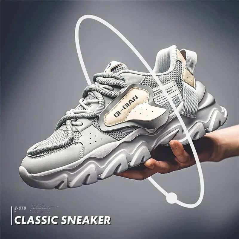 Cruiser Men Lace-Up Casual Sneaker Lightweight Comfortable - Image 3