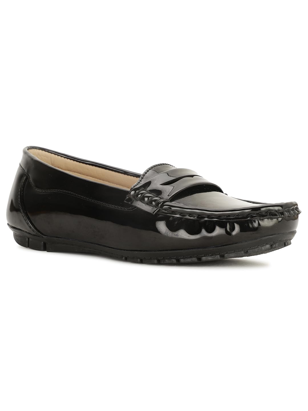Bata Women's Pull On Loafers Comfortable Durable Versatile