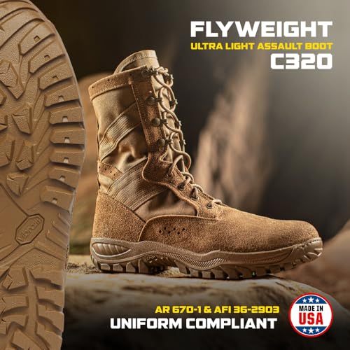 Belleville One Xero C320 Industrial Boot Coyote Brown - Image 3
