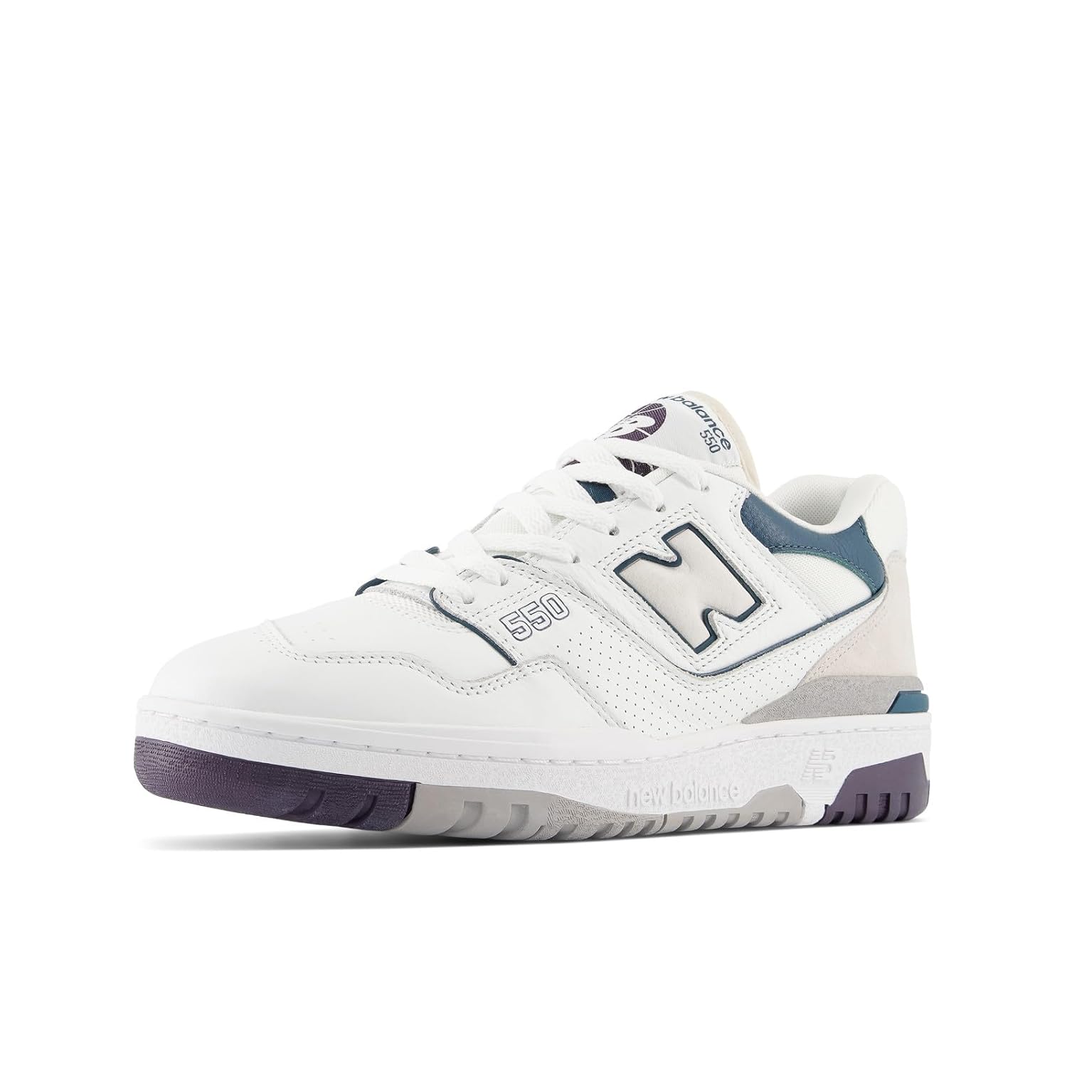 New Balance Men's BB550 White Running Shoe