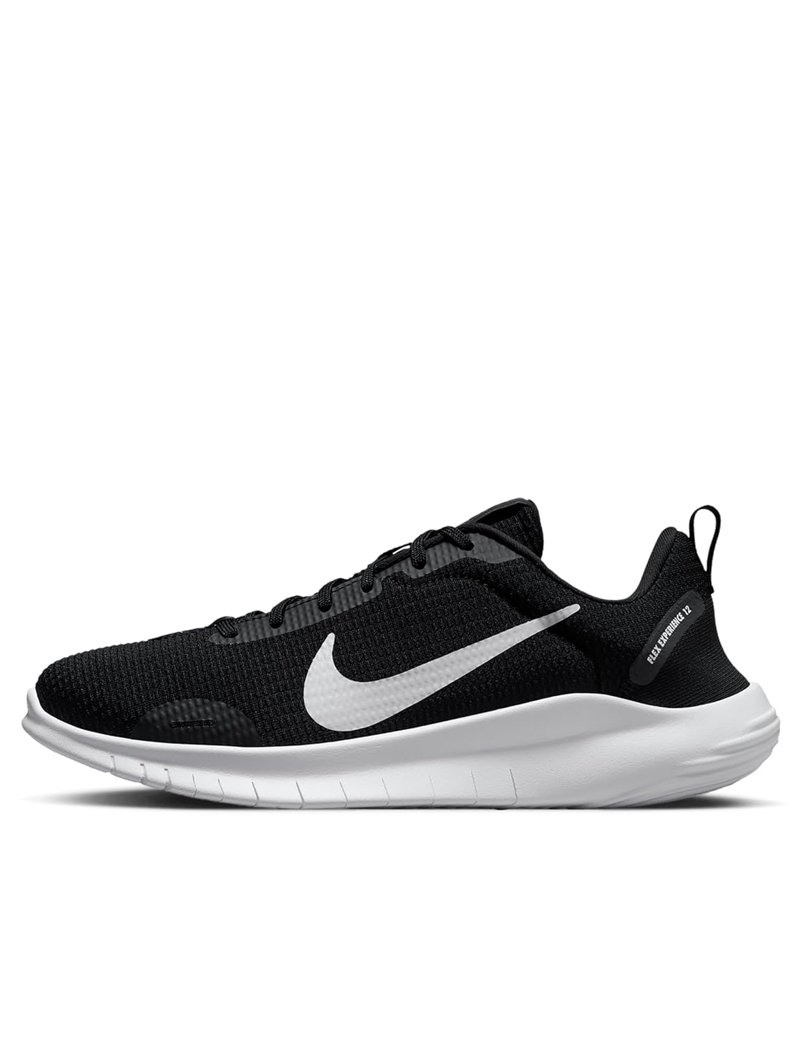 Nike Womens W Flex Experience Rn 12 Running Shoes Black White Dk Smoke Grey