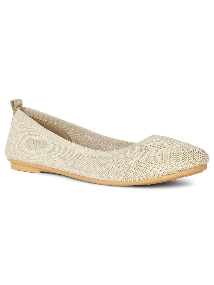 Bata Womens Alex Ballerina Ballerinas, Brown - Image 2