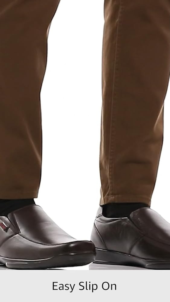 Red Chief RC3500 Genuine Leather Formal Slip-On Shoes for Men - Image 4