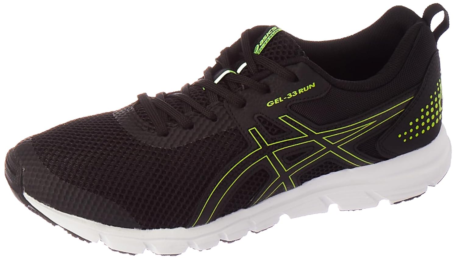ASICS GEL-33 Run Black Mens Running Shoes UK - 11
