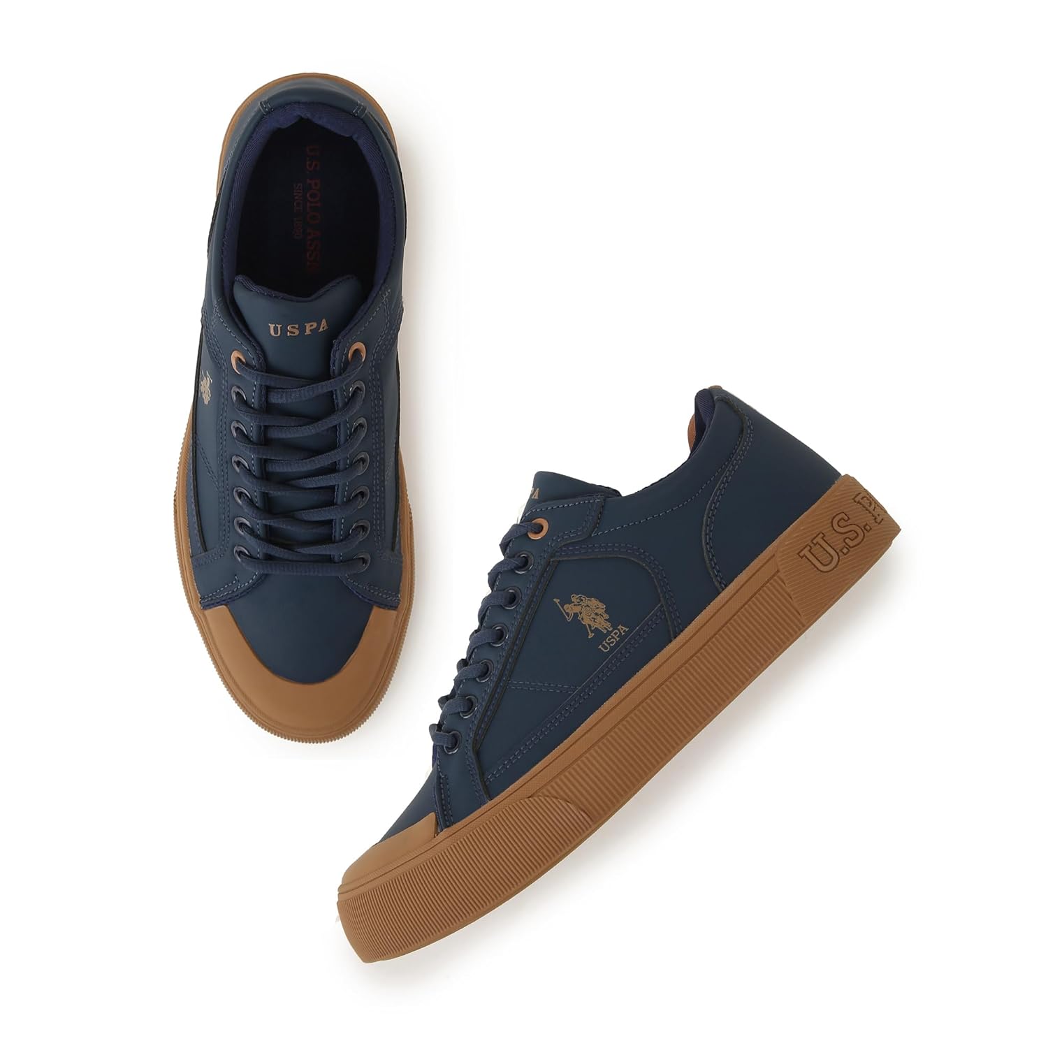 U.S. POLO ASSN. Ruben 2.0 Grey Casual Sneaker Shoes for Men