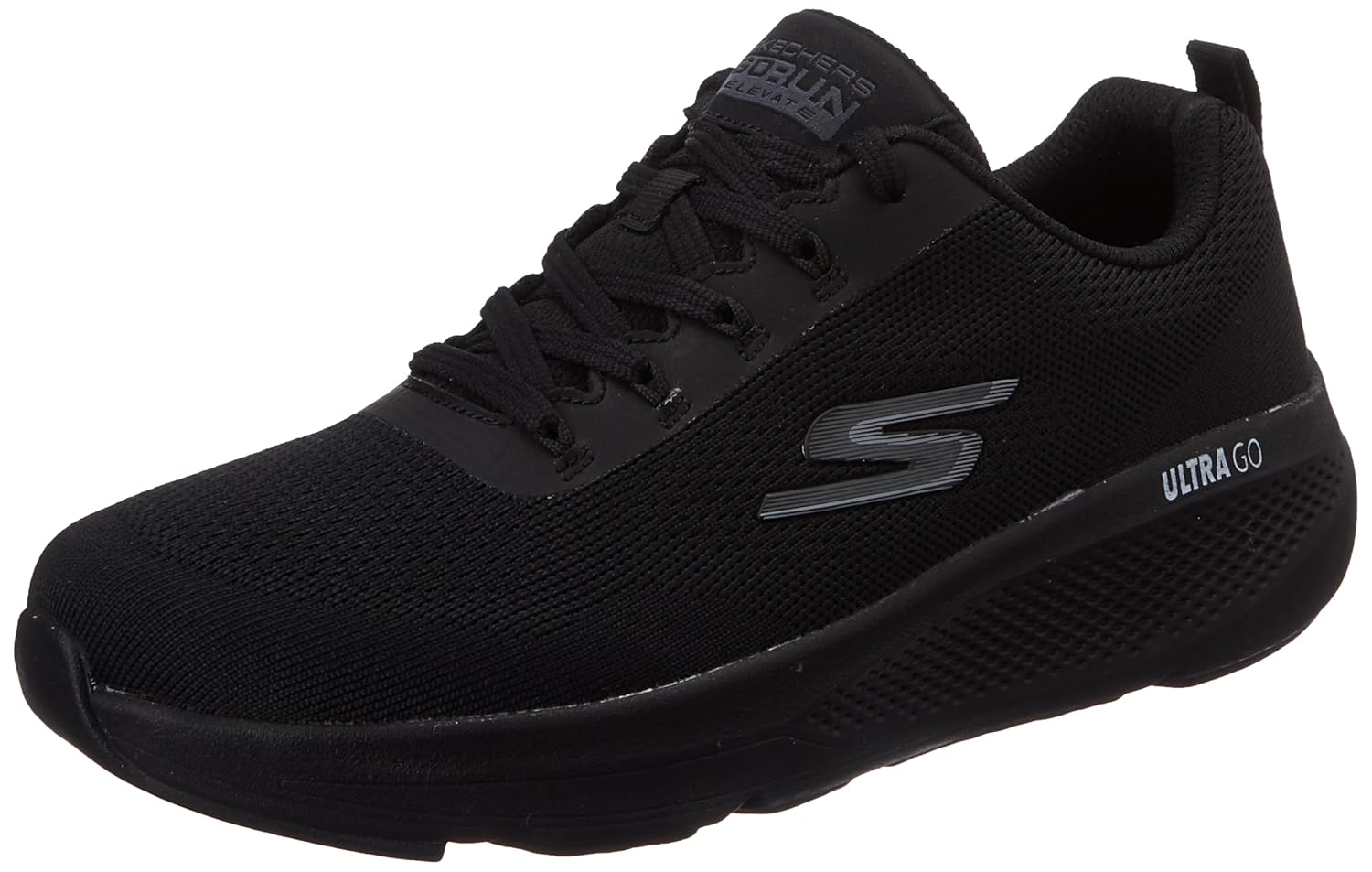 Skechers Men's GO Run ELEVATE 8 Black Running Shoes