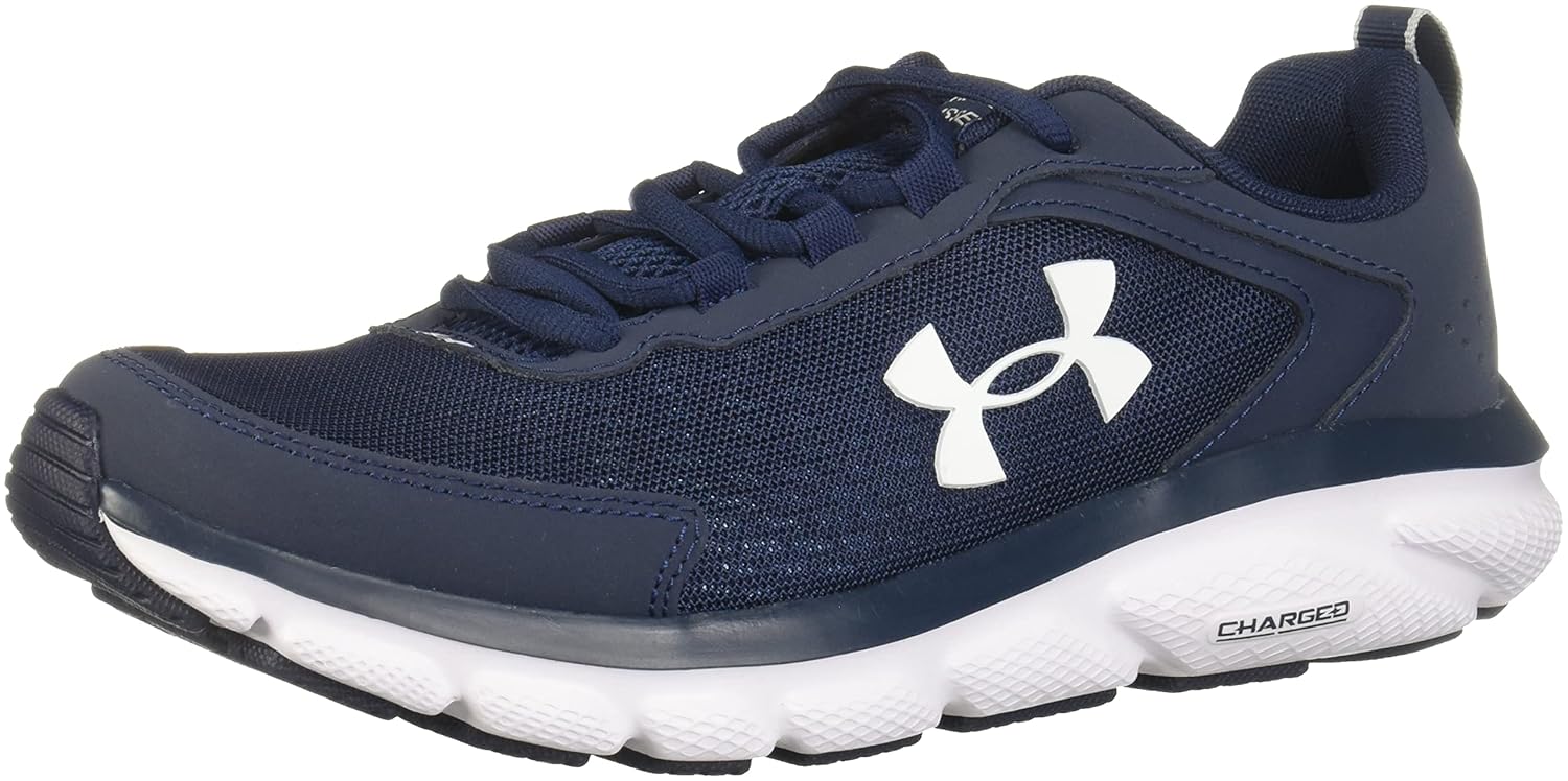 Under Armour Men's Charged Assert 9 Running Shoe Academy Blue/White