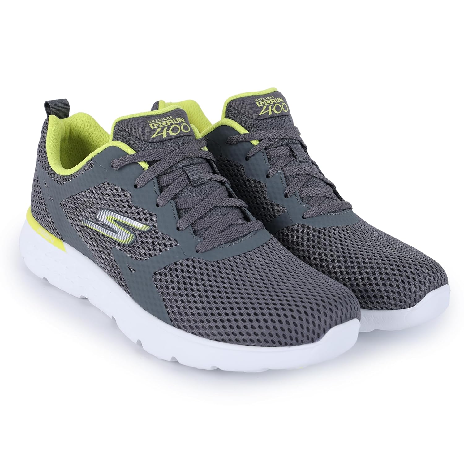 Skechers Men's GO Run 400 Grey Running Shoes