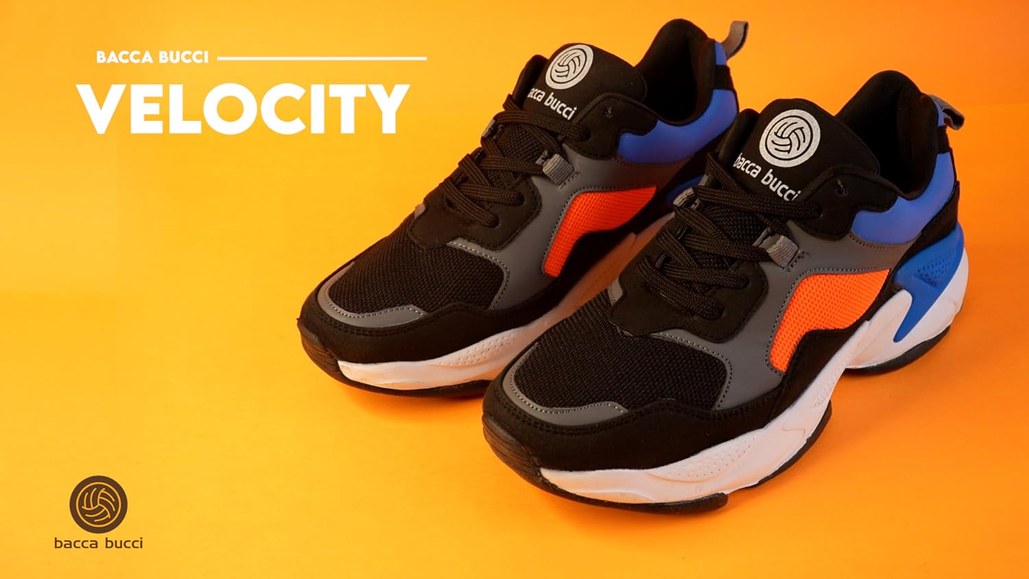 Bacca Bucci Men Lace Up Running Shoes - Image 3