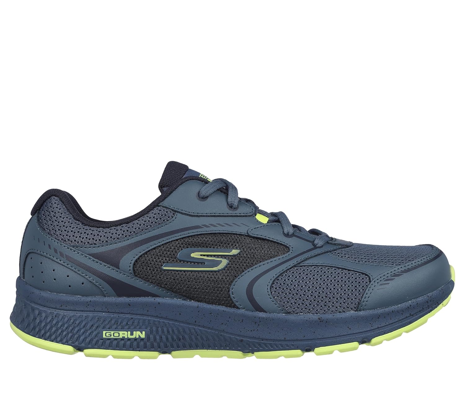 Skechers GO Run Consistent Men's Running Shoes Navy/Lime