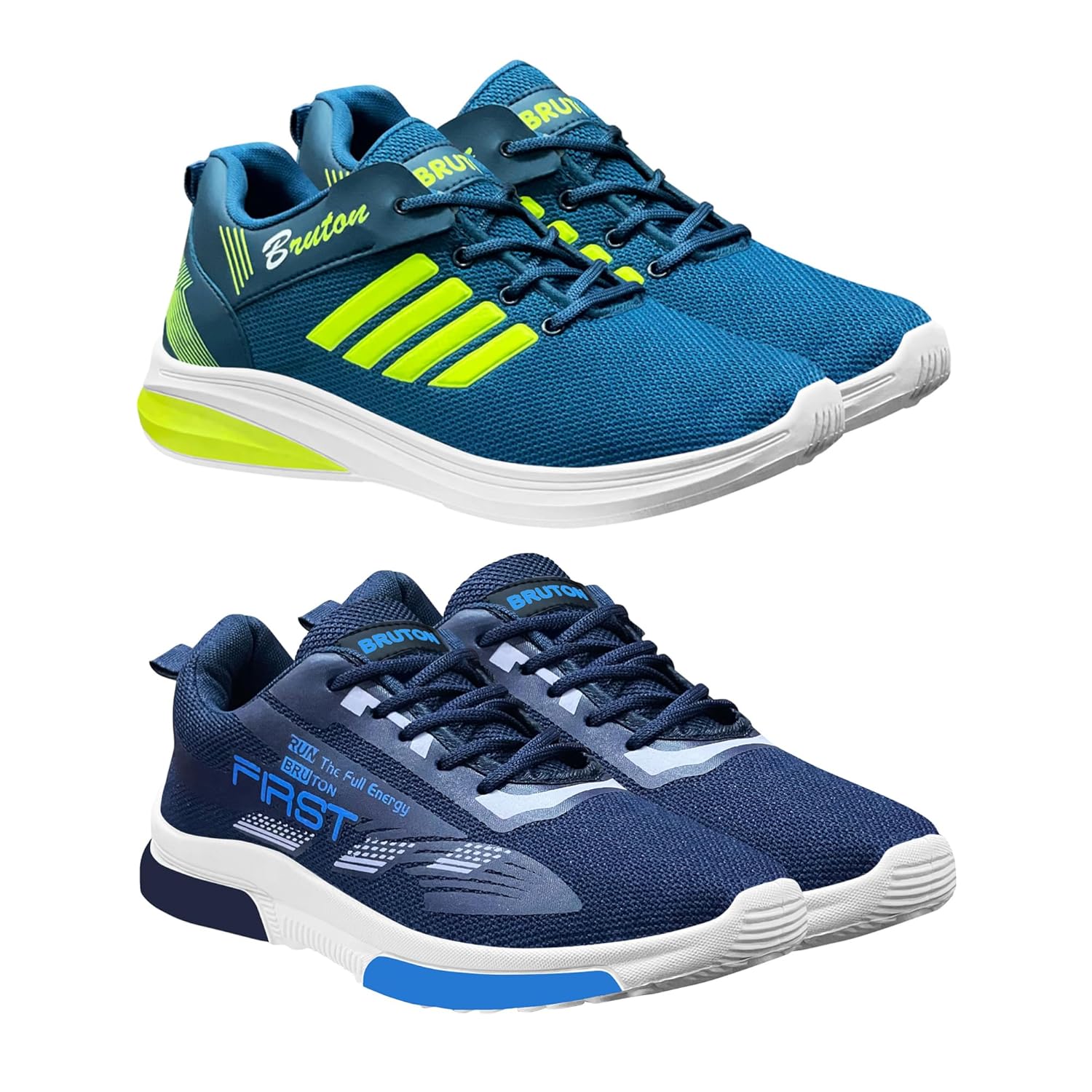 BRUTON Running Shoes for Men - Combo Pack of 2