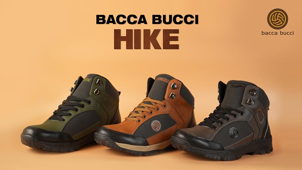 Bacca Bucci Men Lace Up Hiking Boot - Image 3