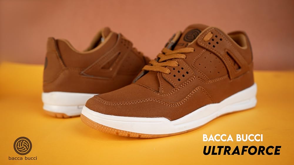 Bacca Bucci Men Suede Lace Up Sneakers - Image 3