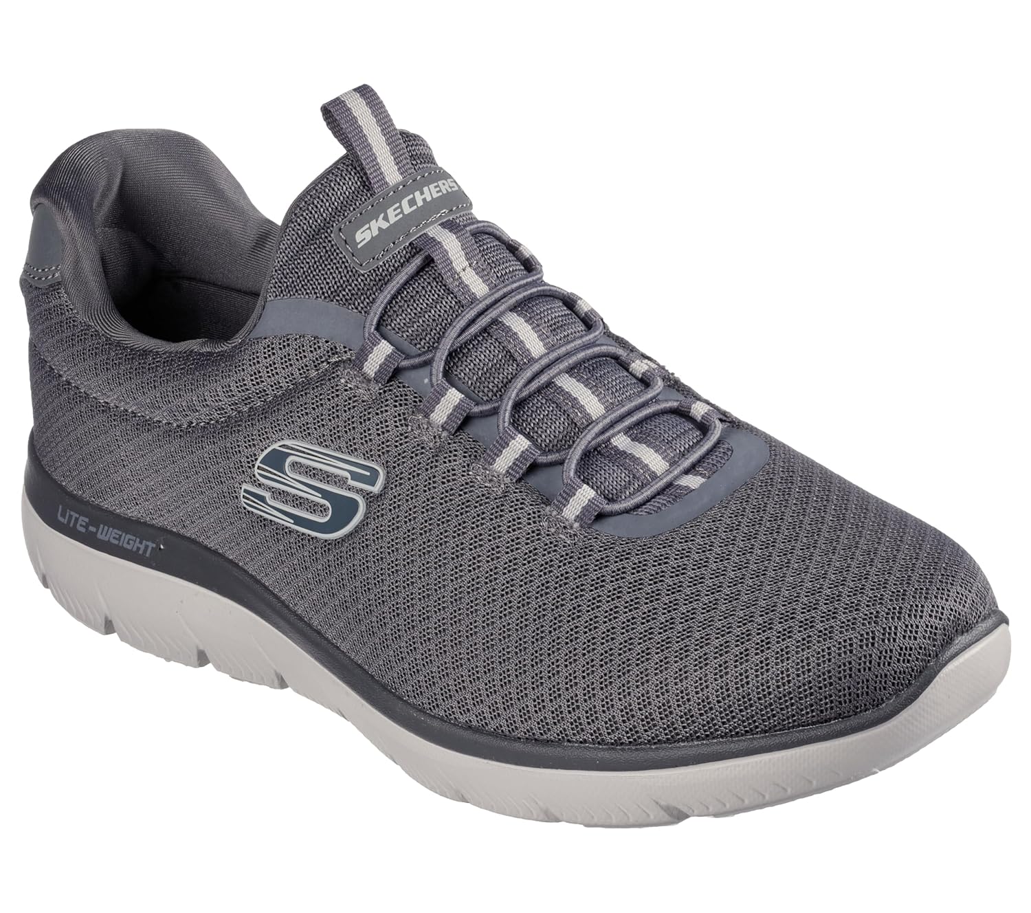 Skechers Men's SUMMITS Charcoal Memory Foam Slip-On
